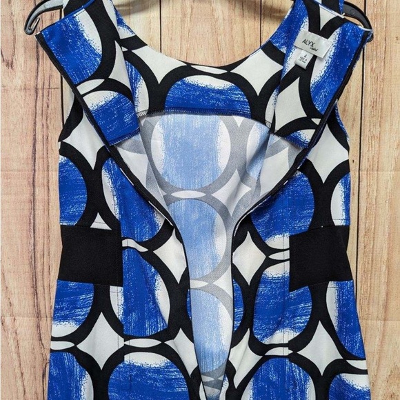 Alyx limited Women's Sheath Sleeveless Dress Blue Size 4 - Picture 6 of 8